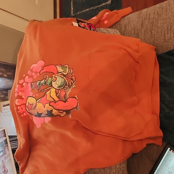 Mark Bode Cheech Stoned Rust Hoodie NWT Rare, Cartoon Artist - Picture 8 of 11